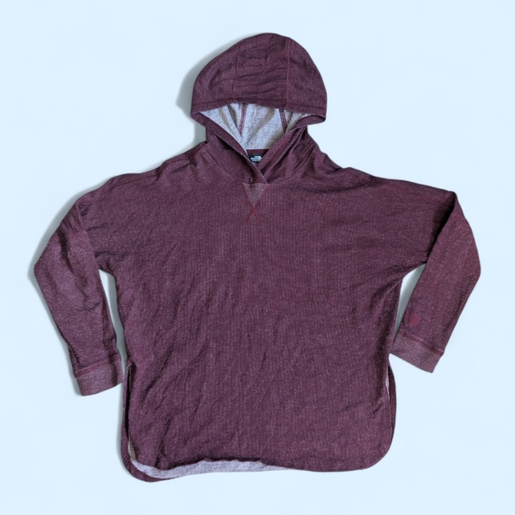The North Face Tops - THE NORTH FACE | Oversize  Thermal Knit Pullover Plum Size S